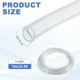 thumbnail image 2 of Uxcell Clear Hose, Flexible Plastic Water Pipe Lightweight Vinyl Hose - Fitting for (Garden/Pool/Pump/ Aquarium/Fish Tank), 0.12"(3mm) ID & 0.2"(5mm) OD & 32.8ft, 2 of 7