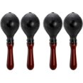 thumbnail image 1 of SURJDE Set of 4 Wood Concert Maracas, Rumba Shakers Rattle Hand Percussion, Great Musical Instrument Stimulating Salsa Rhythm with ABS Plastic Shells and Wooden Handles for Party Fun, Games, 1 of 5