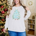 thumbnail image 3 of Women's Christmas Sweatshirts Merry Xmas Graphic Printed Sweaters Long Sleeve Crew Neck Blouses Casual Happy Holiday Shirts Pullover Top, 3 of 8