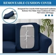 thumbnail image 7 of YSTYLE Sofa Cover Non-slip Couch Sofa Cover for 3 Cushions Stretch Slipcover Furniture Protector for Dogs,Pet Cats,Tibetan Blue 91"-110"(3 CUSHIONS), 7 of 7