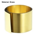thumbnail image 3 of Uxcell Brass Sheet Roll Metal Foil Plate 1000mm Length x 50mm Width x 0.1mm Thickness, 3 of 4