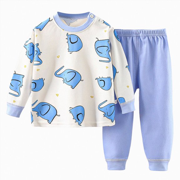 TAmten Toddler Baby Girl Clothes 3 6 9 12 18 24 Months Fall Outfits Long Sleeve Sweatshirt Tops Pants Set Size 3-6 Months