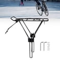 thumbnail image 6 of AMLESO Rear Bike Rack, Rear Cargo Rack, Sturdy Aluminum Alloy Carrier Rack, Frame Mounted Rear Luggage Rack Rear Rack and Tools, 6 of 9