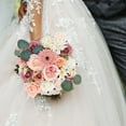 thumbnail image 3 of Flores artificiales para decoración de boda, ramo de novia, centros de mesa, decoración de flores, decoración del hogar, 3 of 5