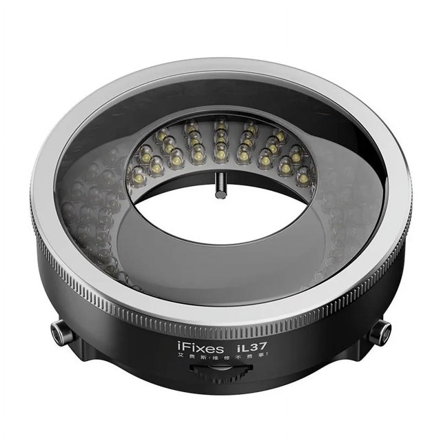 Lámpara de anillo con fuente de luz polarizada liuwei Il37 LED antideslumbrante