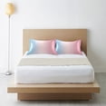 thumbnail image 6 of Yayeee Pillowcase Standard Size Set of 2 Satin Wrinkle Resistant Pillow Case, Light Pink Gradient, 6 of 7