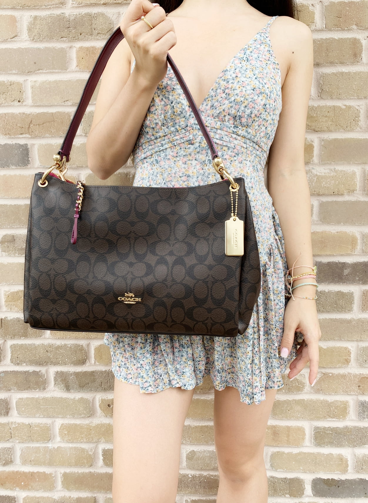 coach large shoulder bag