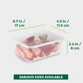 thumbnail image 4 of Set de 50 recipientes de almacenamiento de alimentos Freshware de 750 ml con tapas, 4 of 6