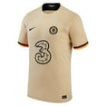 thumbnail image 2 of Youth Nike Gold Chelsea 2022/23 Third Replica Jersey, 2 of 3