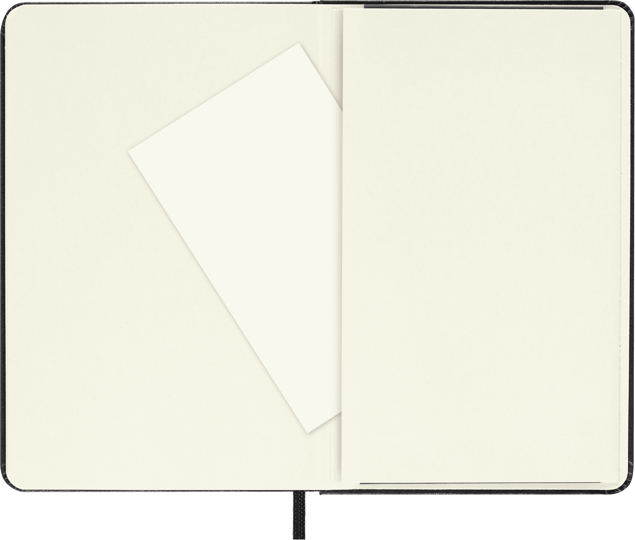 Moleskine Classic Notebook, Hard Cover, Pocket (3.5" x 5.5"), Plain, Black