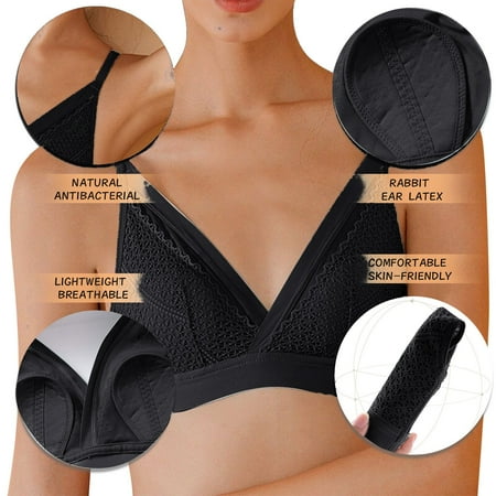 

QWERTYU Women s Full Coverage Bra Everyday Padded Padded Bras Black 36