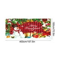 thumbnail image 3 of Hometravel Seasonal Garage Banner Display, Christmas Themed Door Decoration Flag, Party Atmosphere Backdrop for Outdoor Holiday Celebration, 3 of 6