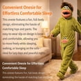 thumbnail image 3 of Big Mouth Cozy Soft Loungewear Monster Silly Onesie Plush Pajamas Warm Lounge Costume Funny Jumpsuit Oversized Sleepwear, 3 of 8