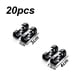 thumbnail image 2 of Clips para cables con fuerte gestión de cables autoadhesivos, soporte para cables para TV y PC, organizador adhesivo, 40 Uds., 2 of 6