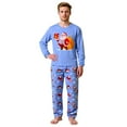 thumbnail image 4 of KHONTS Christmas Matching Family Pajamas Long Sleeve Top and Pants Festive Xmas Outfit Cozy Sleepwear with Pets Men S, 4 of 4