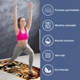thumbnail image 2 of Leopard Gym Towel with Storage Bag, 72.8"x26.8", Suitable for Yoga, Pilates, Fitness, etc. - Yoga Mat Towel, Yoga Towels, Yoga Towel, 2 of 6
