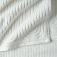 thumbnail image 5 of Beautiful by Drew Barrymore Textured Washcloth, Soft 100% Cotton, Off White, 5 of 8