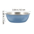 thumbnail image 3 of TEHAUX Dipping Bowls Stainless Steel 2Pcs 3.14X3.14X1.18in Blue, 3 of 6