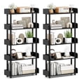 thumbnail image 2 of Costway 2 PCS 5-Tier Bookshelf Open Bookcase with Anti-Tipping Kit Storage Unit for Bedroom Black, 2 of 9