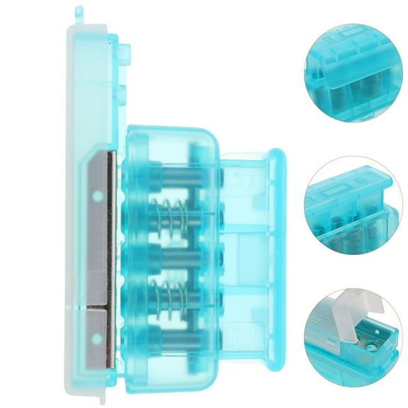 Raindrops Binder Paper Hole Puncher Paper Craft Hole Punch Plastic Punch Tool for Office