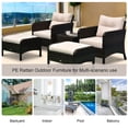 thumbnail image 4 of F-AOSOM 5PC RATTAN SET, 4 of 9