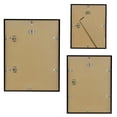 thumbnail image 2 of Americanflat Set of 3 Picture Frames Gallery Wall Frame 1 with 14x18 with 5x7 Mat 1 with 8x10 with 3.5x5 Mat 1 with 11x14 with 4x6 Mat - Black, 2 of 7