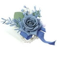 thumbnail image 2 of Dserhfy Wedding Corsage Romantic Handmade Cloth Prom Artificial Flower Wrist Bridal Corsage Wristlet Engagement Decor, 2 of 7
