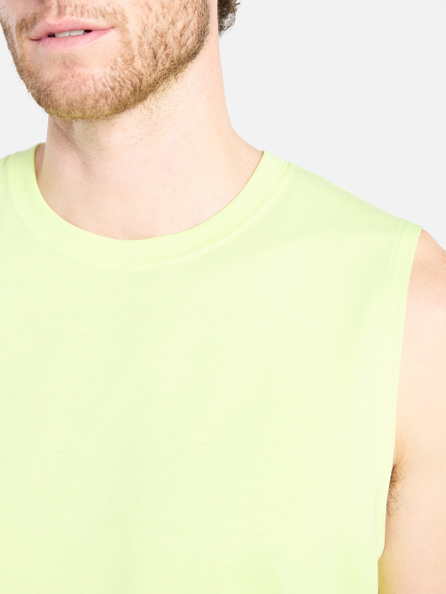 Athletic Works Men's and Men's Big & Tall Tri-Blend Muscle Tee, Sizes XS-4XLT