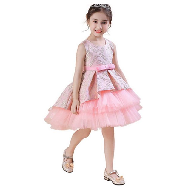 Robes de Fête Asymétriques pour Filles Princesse pour Filles Robes de Bal Robe