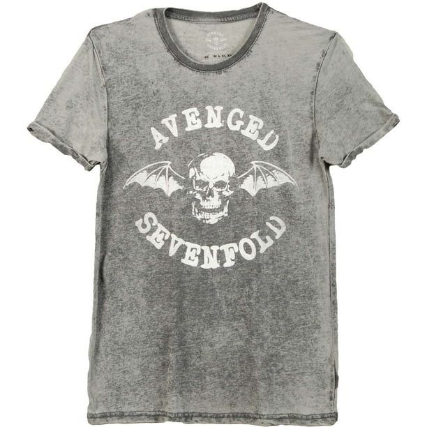 Avenged Sevenfold - Avenged Sevenfold Men's Death Bat T-shirt Grey - Walmart.com - Walmart.com
