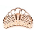 thumbnail image 3 of QinGoo Medium Metal Hair Claw Clip for Women Strong Hold Non-Slip Hair Accessory 1 Count, 2.76 Inch, Rose Gold, 3 of 6