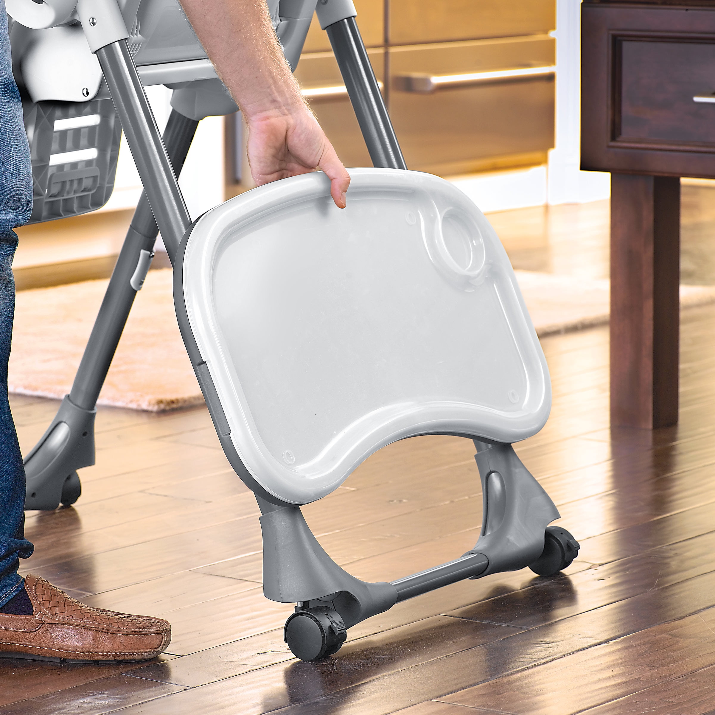 Chicco Polly Highchair Latte Com