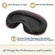 thumbnail image 4 of ComfiTime Máscara para Dormir 3D 100 % Opaca, Cubre Ojos para Hombres, Mujeres y Niños, Antifaz con Deflector Nasal, Suave y Liviano, sin Látex, Color Champán, 4 of 13