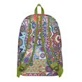 thumbnail image 3 of Geometric Aesthetic Lightweight Backpack – Boho Style Daypack for Daily Commute, Gym, Campus, or Travel, 3 of 3