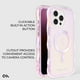 thumbnail image 4 of Funda para teléfono Case-Mate iPhone 16 Pro Max, burbuja de jabón ondulada, 4 of 8