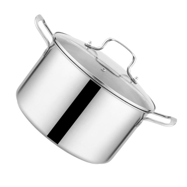 Phenofice 1Pc Stainless Steel Steamed Pot for Effective Cooking in Restaurant