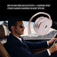 thumbnail image 4 of Auriculares estéreo inalámbricos de los auriculares de los auriculares de Bluetooth para el teléfono Rosado Baoblaze Auriculares Bluetooth, 4 of 8