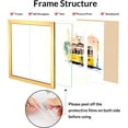 thumbnail image 4 of 12x18 Picture Frames (1 Pack, Gold), Simple Designed Photo Frame, For Pictures 12x18 for Wall Mounting, Classic Simple Home Office Decor, 4 of 8