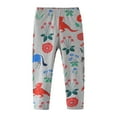 thumbnail image 2 of Esaierr 2-7 Years Girls Stretch Legging for Kids Baby,Spring Fall Cartoon Print Trousers,Bottoms Classic Ankle Print Pants, 2 of 8