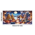 thumbnail image 3 of Horivan 1 Packs Christmas Garage Door Decorations Large Outdoor Banner Durable Polyester Hanging Backdrop for Holiday Party Indoor Outdoor Decor Wall Cover, 3 of 6