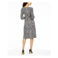 thumbnail image 2 of JESSICA HOWARD Womens Black Long Sleeve Knee Length Fit + Flare Dress Petites 4P, 2 of 4