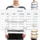 thumbnail image 2 of Ceisia Men's Ink-Brush Stripe Long-Sleeve T-Shirt | Relaxed Summer Casual Top Gift, 2 of 5