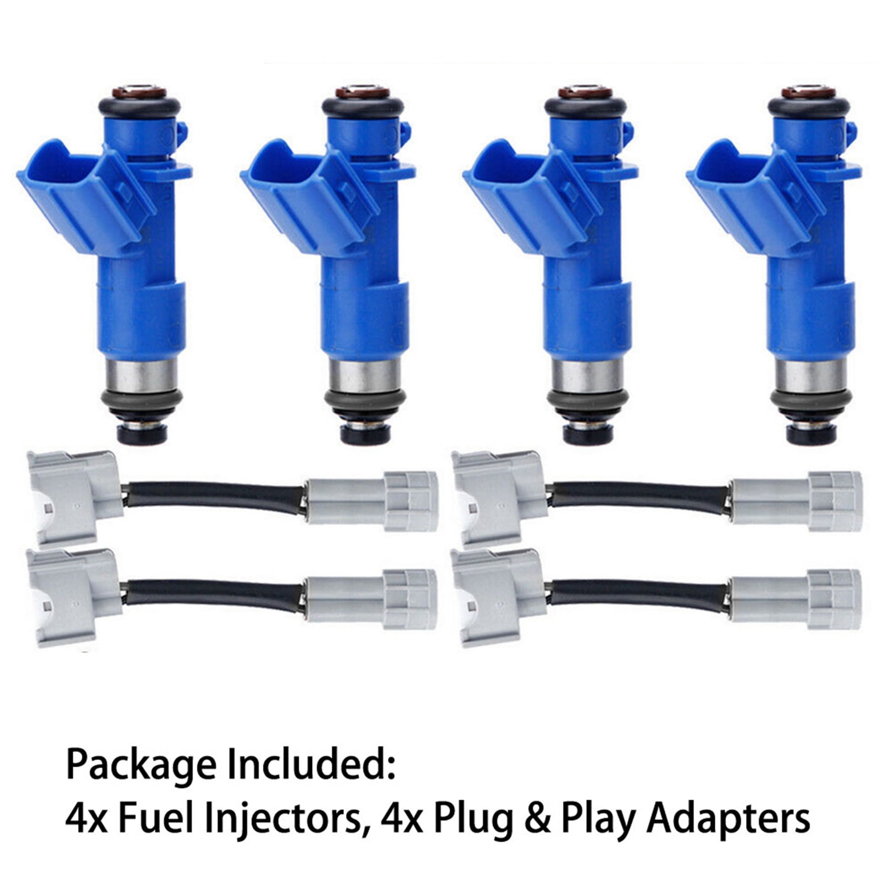 LABLT 4pcs Fuel Injectors 16450-RWC-A01 Replacement Fits select: 2002-2005 HONDA CIVIC LX, 2000 HONDA CIVIC EX