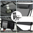 thumbnail image 6 of Costway Folding Camping Chair with Detachable Footrest, Grey, 6 of 10