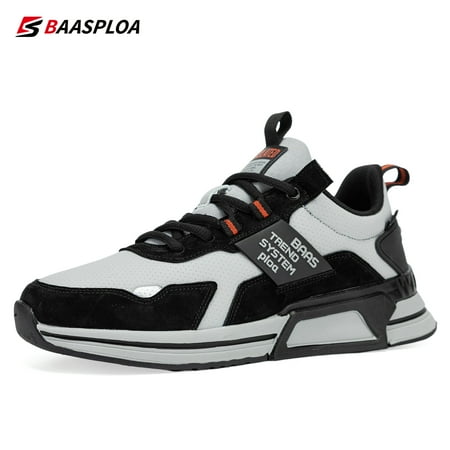 

Men s New Lightweight Waterproof Breathable Leather Sneakers Non-slip Wear-resistant Running Shoes