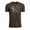 Brown Heather Camo, variant on VORTEX Adult Male Camo Logo Short Sleeve Tee, Color: Brown Heather, Size: M