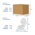thumbnail image 4 of Mini Wafflera Lucky Nude 1 Porcion 550W Color Beige, 4 of 4
