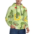 thumbnail image 2 of Fotbe Men's Hoodie with Cute Dinosaurs Cartoon Pattern - Kangaroo Pocket Pullover Hooded Sweatshirt, Perfect for Daily Wear, Travel, and Home-Medium, 2 of 7