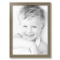 thumbnail image 2 of ArtToFrames 18" x 25" Aged White Gold Picture Frame, 18x25 inch Silver Wood Poster Frame (WOM-2036),  Pack, 2 of 7