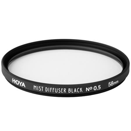 Hoya 58mm Mist Diffuser Black No. 0.5 Glass Filter